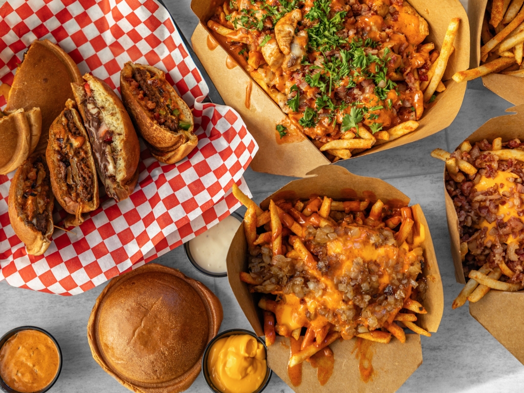 Less Mess Burger Menu Less Mess Burger | Hamburger | 447 E Orange grove ave