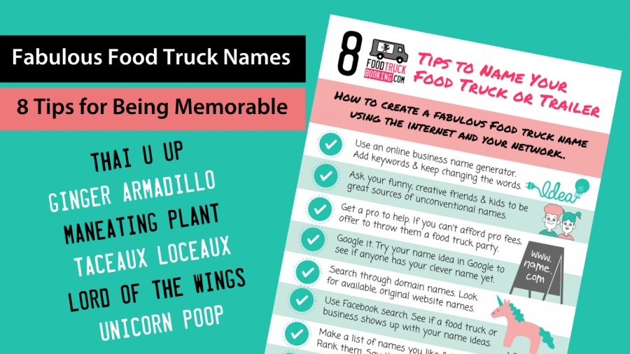 8 Tips for Finding a Fabulous Food Truck Name