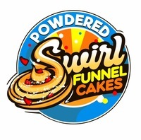 Powdered Swirl Funnel Cakes